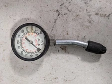 Vintage 300 PSI Compression Air Pressure Gauge & Nozzle Lbs & Kg Untested