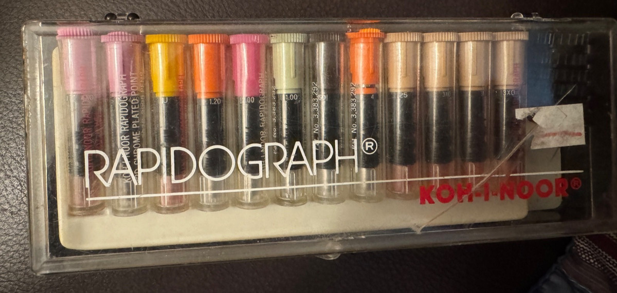 RAPIDOGRAPH TECHNICAL PEN REPLACEMENT NIBS VARIOUS LINE WEIGHTS