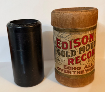EDISON GOLD MOULDED CYLINDER RECORD 8924 - THE DIPLOMAT MARCH