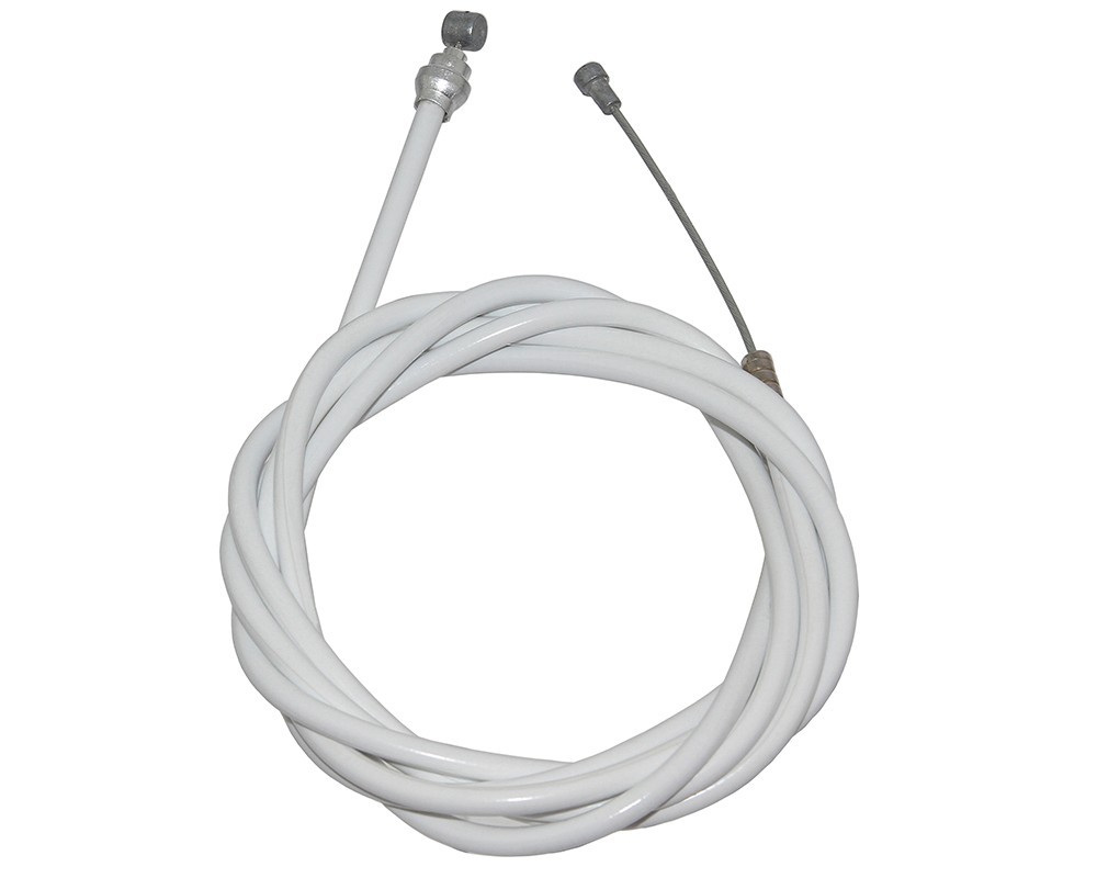 70&ndash;75in Bike Brake Cable White &ndash; Front or Rear Smooth Stopping Performance.