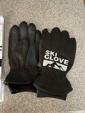 Men s Ski Gloves Black NEW