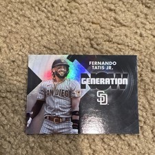Topps Fernando Tatís Jr. San Diego Padres MLB Generation Now Insert Card #GN-2