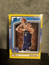 2024-25 Panini Donruss - Rated Rookie Zach Edey #239 Yellow Flood (RC)