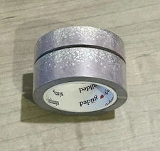 NEW Simply Gilded Pale Purple w/ Silver Holo Stardust washi tape 10 15 mm