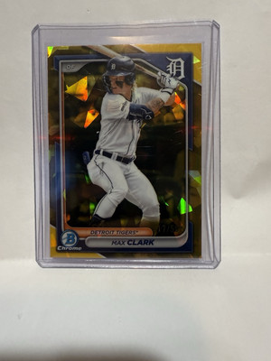 2024 Topps B-chrome Max Clark Gold Foil 17/50
