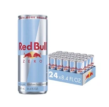 Red Bull Zero Energy Drink 80mg Caffeine Zero Sugar 24 of Pack /8.4 Fl Oz 
