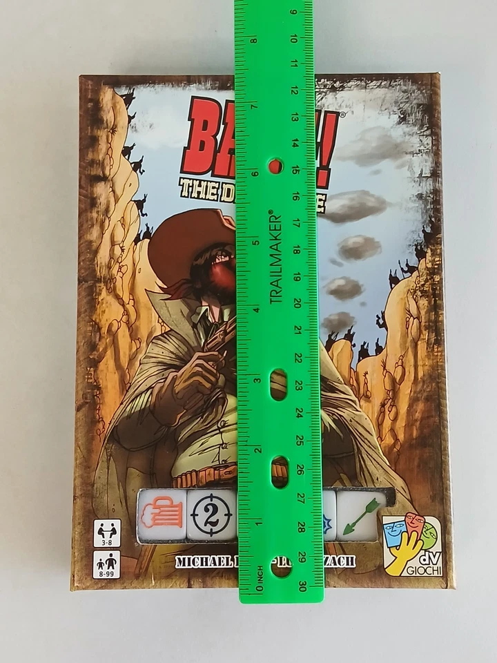 BANG! The Dice Game 2013 DaVinci DVG9105 Complete EUC - Image 2 of 4