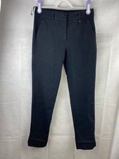 Next Trousers UK 10 R Cigarette Black Women's