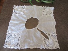 Vintage Crochet and Embroidered Collar - So Pretty