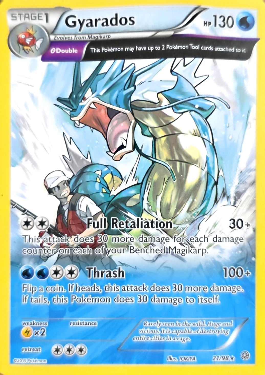 🌊 Gyarados 21/98 – Ancient Origins XY WATER TYPE MINT!