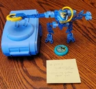 LEGO Technic Throwbots Scuba 8503 w/ Case, Discs, Missing Yellow Spear Gun