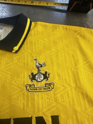 ビンテージ　トッテナム・ホットスパー イエロー Retro REPLIKT Umbro Spurs Shirt Klinsmann 19 Yellow Tottenham