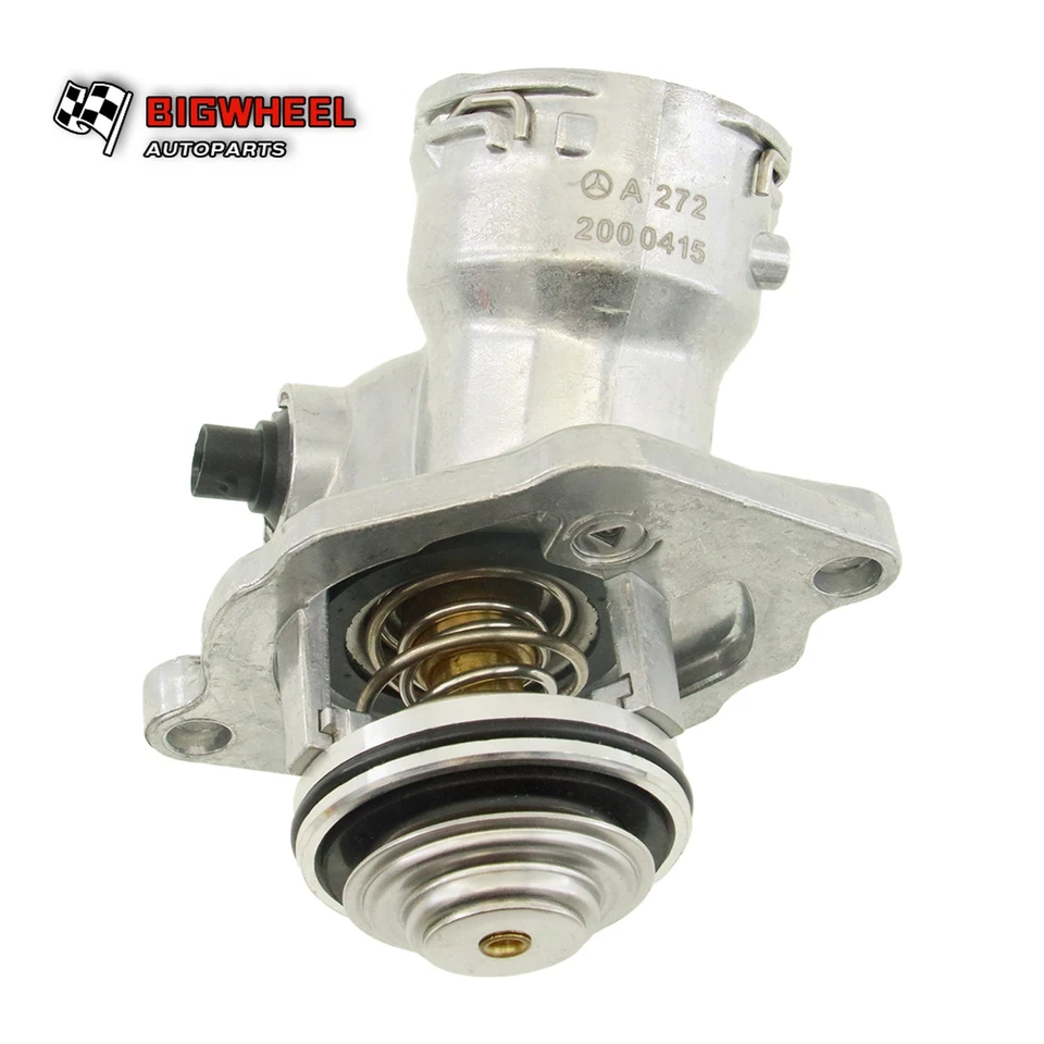 OEM Mercedes-Benz M272 C300 C350 E350 ML350 Engine Coolant Thermostat 2722000415 Foto 3 de 4