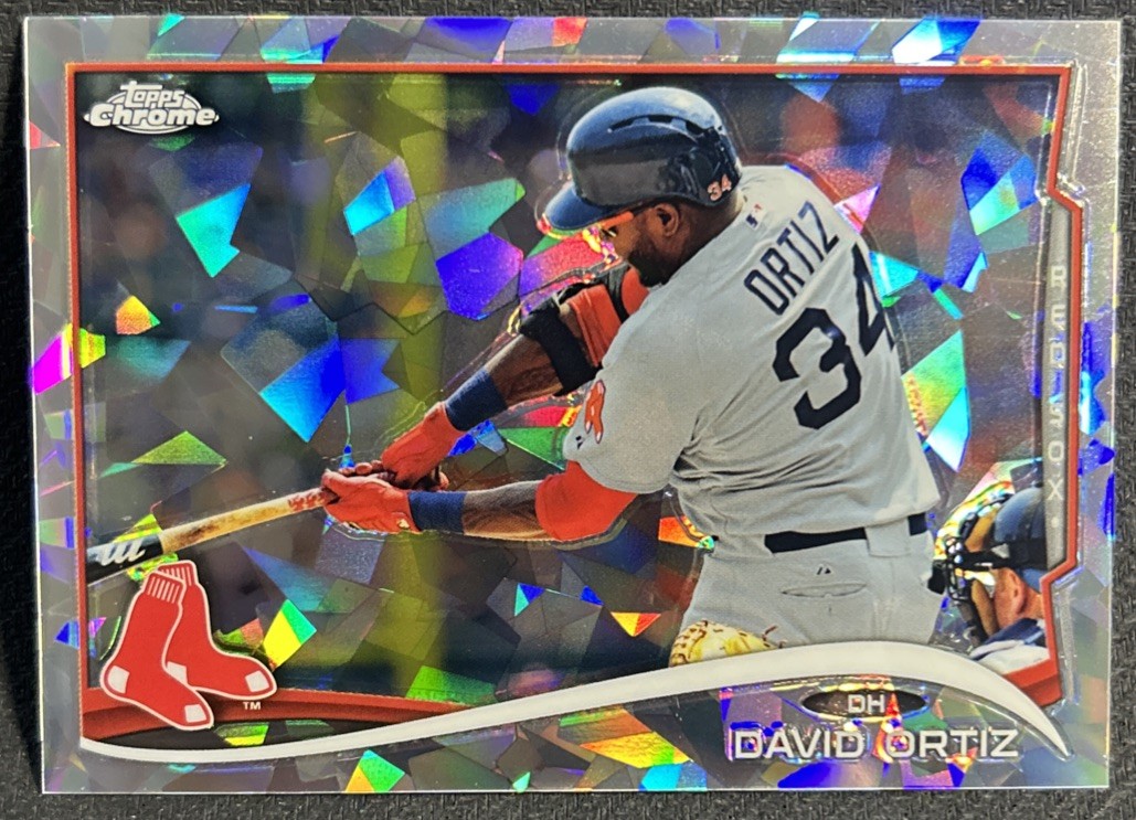 2014 Topps Chrome #201 David Ortiz Atomic Refractor 5/10