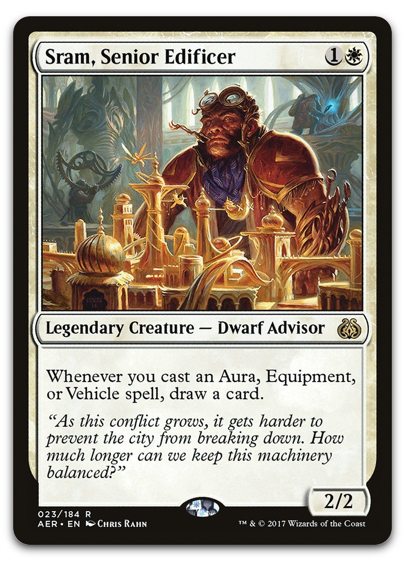 Sram, Senior Edificer #23 (NM) Aether Revolt AER Magic MTG