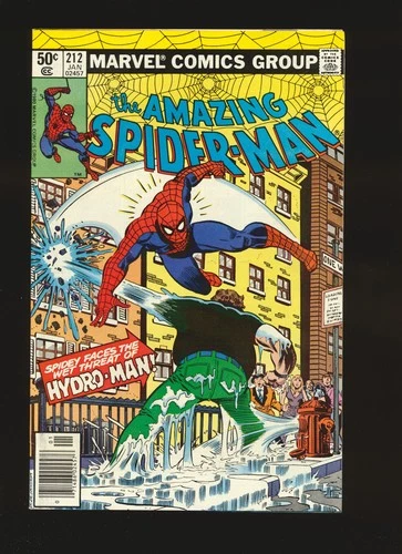 Amazing Spider-Man # 212 Newsstand - 1st Hydro-Man VF/NM Cond