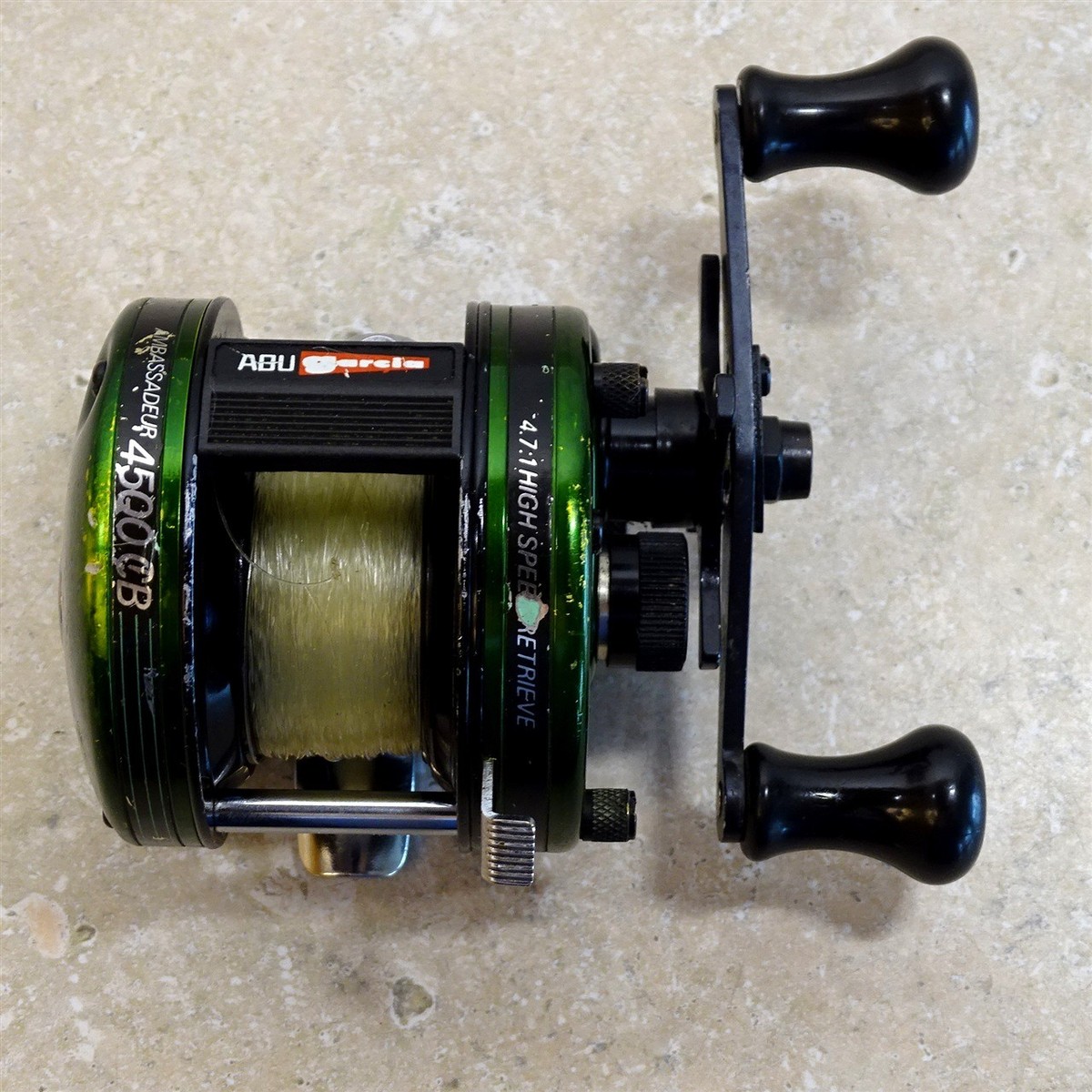 Abu Garcia garcia Ambassadeur4500 CB, Green Fish Reel, 85 0