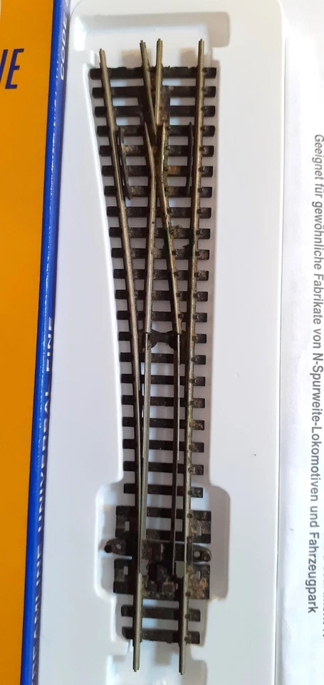 PECO STREAMLINE N GAUGE - SL-E396F MEDIUM RADIUS LEFT HAND POINT - Image 2 of 4