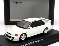 Kyosho 1/43 Mitsubishi Lancer Evolution III 1995 White KSR43120W