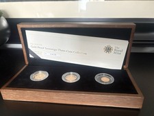 Royal Mint 2010 Gold Proof Sovereign 3-Coin Collection Boxed Set COA 0438