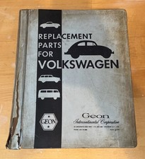 68 Volkswagen Vw Beetle Transporter Bus Replacement Parts Catalog Well Used Read