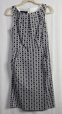 Nine West Women’s Sleeveless Blue & White Pattern Dress Size 8