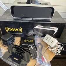 Sirius XM Compact Sound System XMAS100 Dock, XM Adapter  Antenna  AC adapter