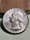 1964 Washington Quarter 90% Silver AU/BU