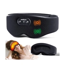 Heated Eye Mask with Sleep Headphones, Sleep Mask with White Noise,... Fast Ship
