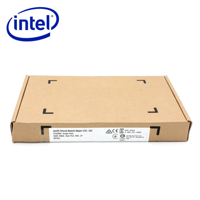 X722-DA2 Intel 10Gb/s PCI-E 3.0 X8 2-Port Optical Fiber Ethernet Card X722DA2 - Image 3 of 4