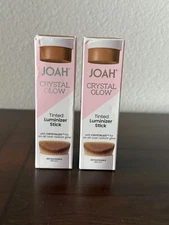 JOAH Highlighter Stick Crystal Glow Tinted Luminizer Makeup- Natural Beige- New