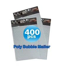 SuperPackage® 400 #2  8.5 X 11 Poly Bubble Mailers Padded Envelopes