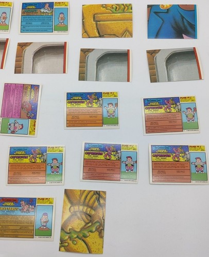 Pegatinas vintage 1988 cubo de basura para niños TÚ ELIGES UNA 603a-609b individuales GPK - Imagen 12 de 21