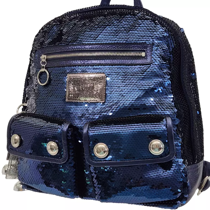 Coach sequin best sale backpack