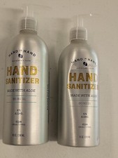 2x Hand in Hand Sustainable Suds Hand cleanser Made w Aloe 10oz dye free vegan 0.80 per fl oz