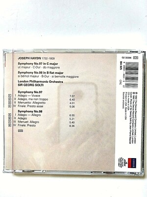 Haydn: Symphonies 97 & 98 / Solti, London Philharmonic (CD, Nov