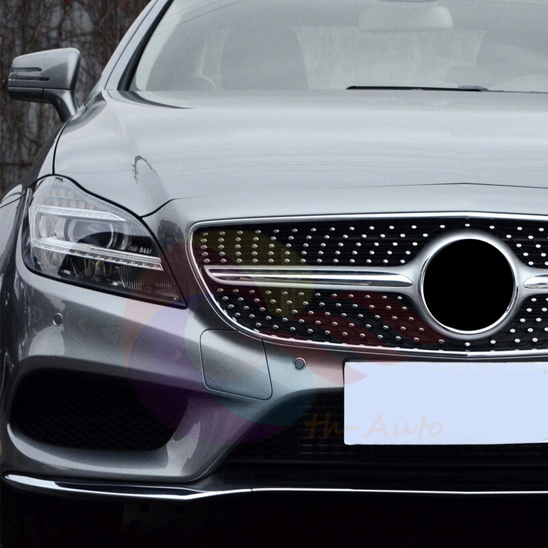 Black Front Tow Hook Cover For Mercedes W218 C218 CLS400 CLS550 (2015-2017)