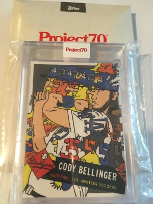 Cody Bellinger Topps Project70 von Ermsy Los Angeles Dodgers Baseballkarte