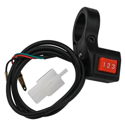 22mm Electric 3 Speed Module Switch For Shift E-bike Scooter Bike Motorcycle Kit