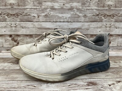 EU Size 39 ECCO Golf S-Three Golf Shoe Gore-Tex Water Resist White Blue