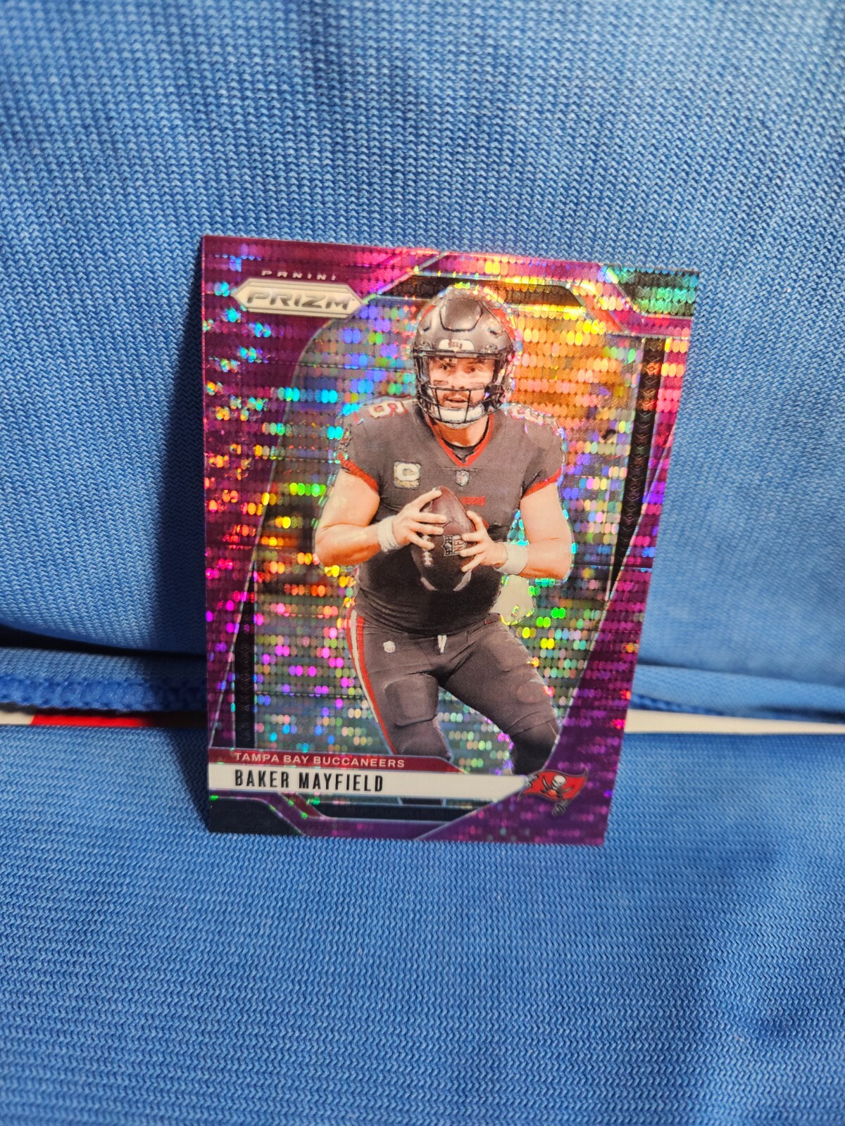 BAKER MAYFIELD PURPLE PULSAR PRIZM TAMPA BAY BUCS 2024 PRIZM NFL