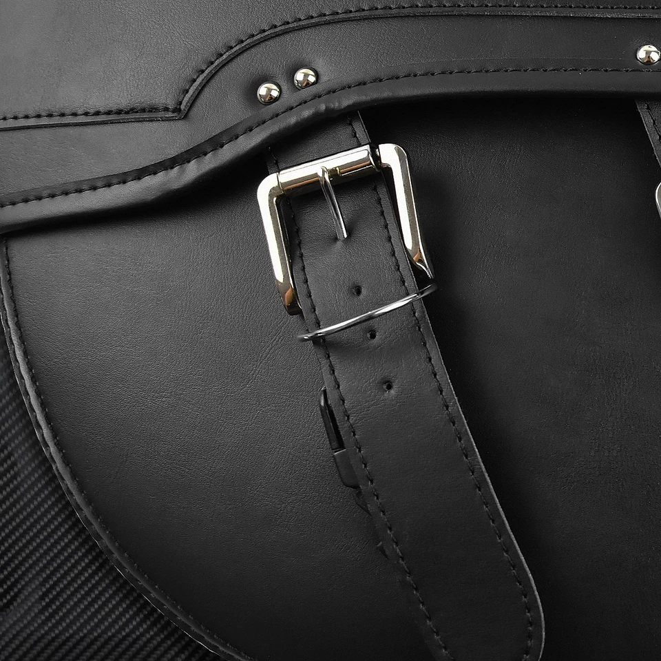 Мотоциклетные седельные сумки сумки из искусственной кожи сумки для инструментов подходят для Harley Chopper XL883 - Изображение 3 из 4