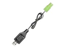 Mini Connector RC Battery Adapter Charger 9.6V USB Charging Wire 4.8 7.2V