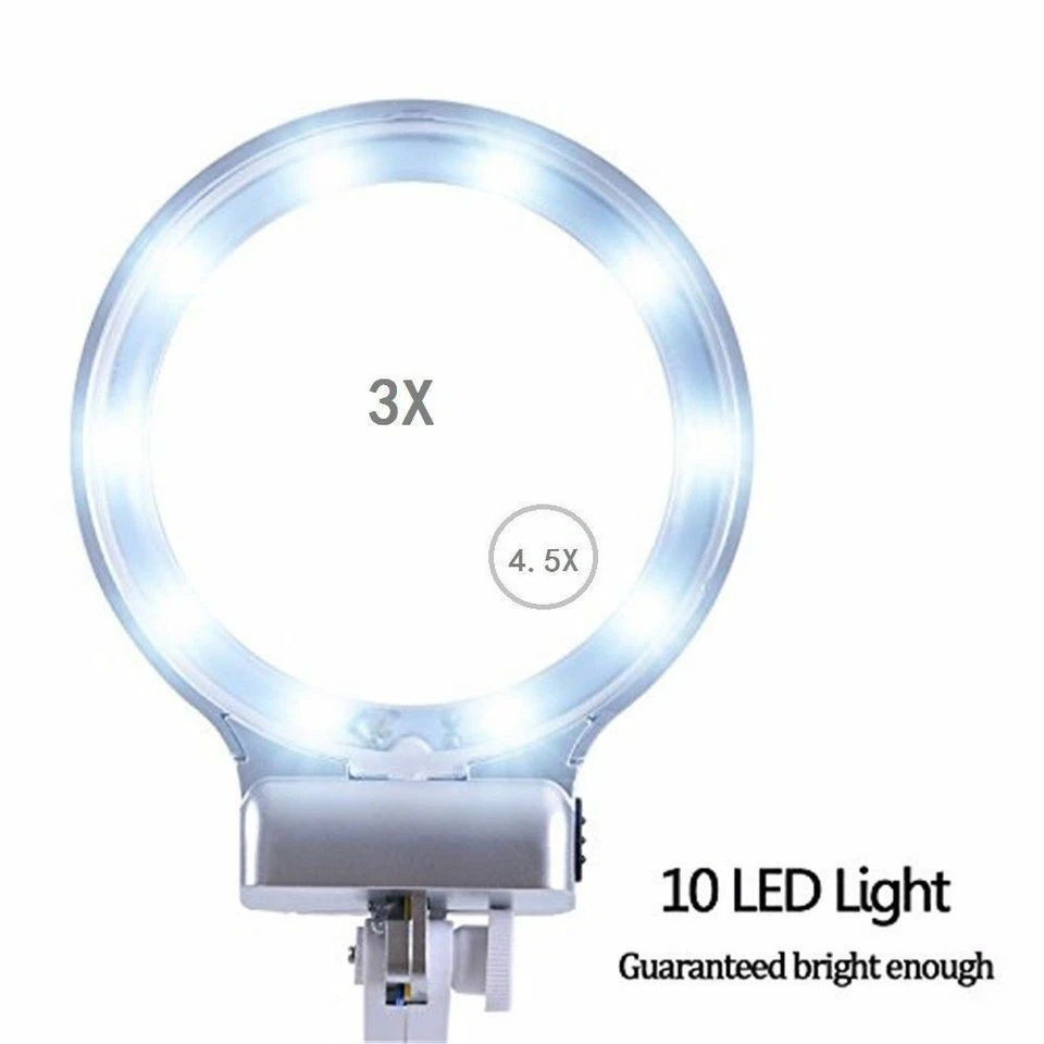 Third Hand Soldering Solder Iron Stand Holder Magnifier Helping Station Tool - Image 4 of 4