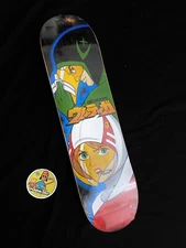 Vintage Hook-Ups Pilot Racer Skateboard Deck Jeremy Klein JK industries RARE