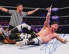 TJ Perkins TJP Signed WWE 8x10 Cruiserweight CWC Wrestling Photo Champ 1