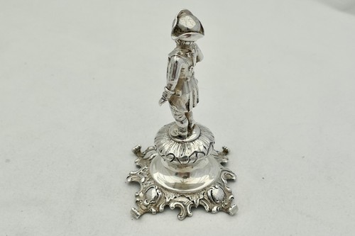 RARE VICTORIAN HM STERLING SILVER 18th CENTURY GENTLEMAN FIGURE 1892 - Picture 4 of 16