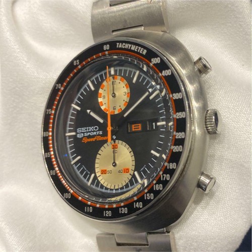 Seiko 5 Sports 6138-0011 Vintage Speedtimer Cronografo Ss Automatico Da  Orologio | eBay