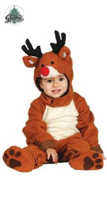 CARNEVALE NATALE VESTITO COSTUME RENNA BABBO NATALE REINDEER