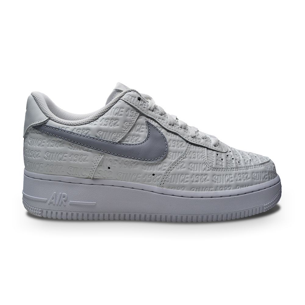 Nike Air Force 107 UK 8 - FJ4823 100 - Summit Белый Черный Серый белый
